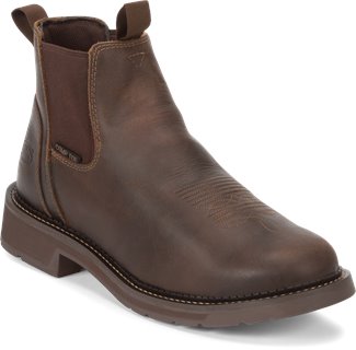 justin safety toe work boots